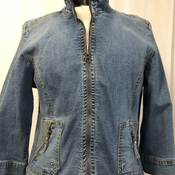 jeanstar Jackets & Blazers - Jeanstar Women's Light Denim Jacket Size M / L Jr